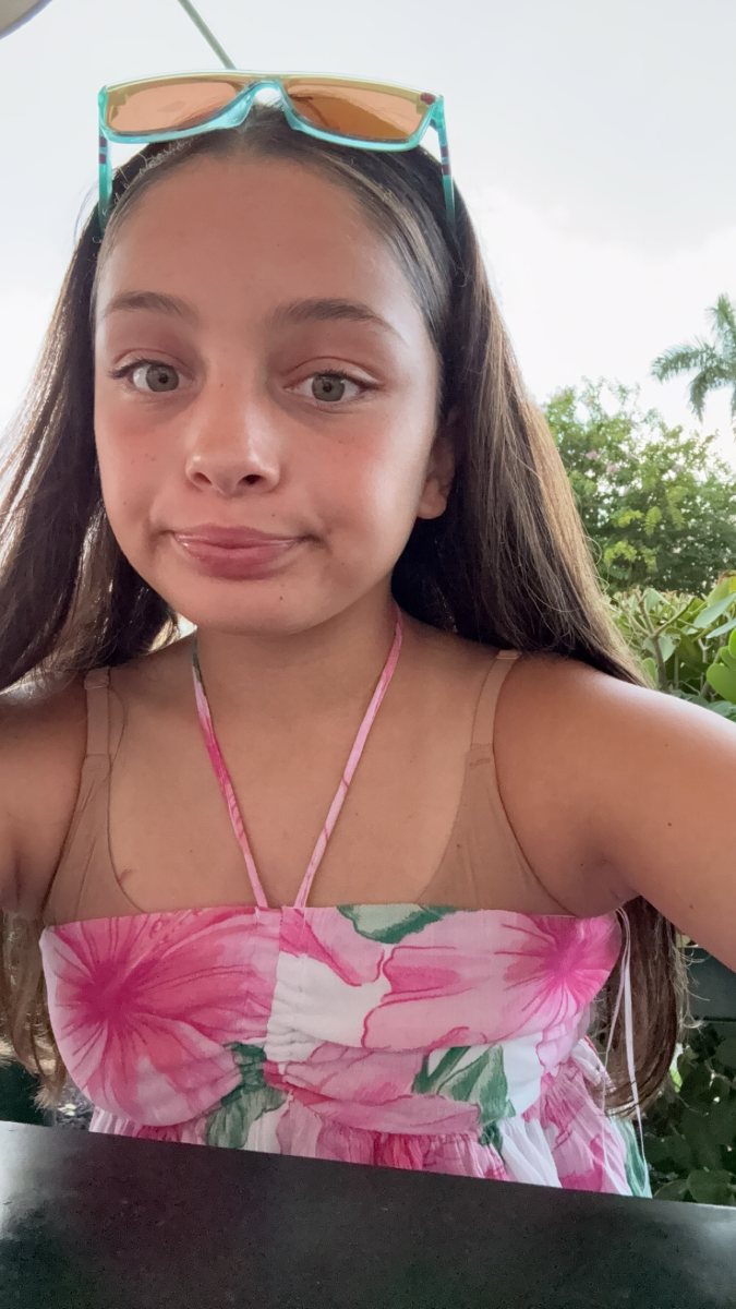 Daniel's daughter making a face for the camera
